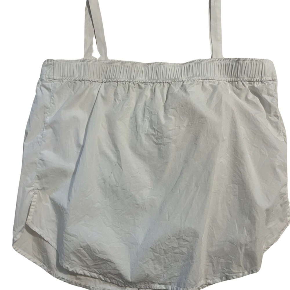 Vineyard Vines Euc Button Up Solid White Tank Top - image 4